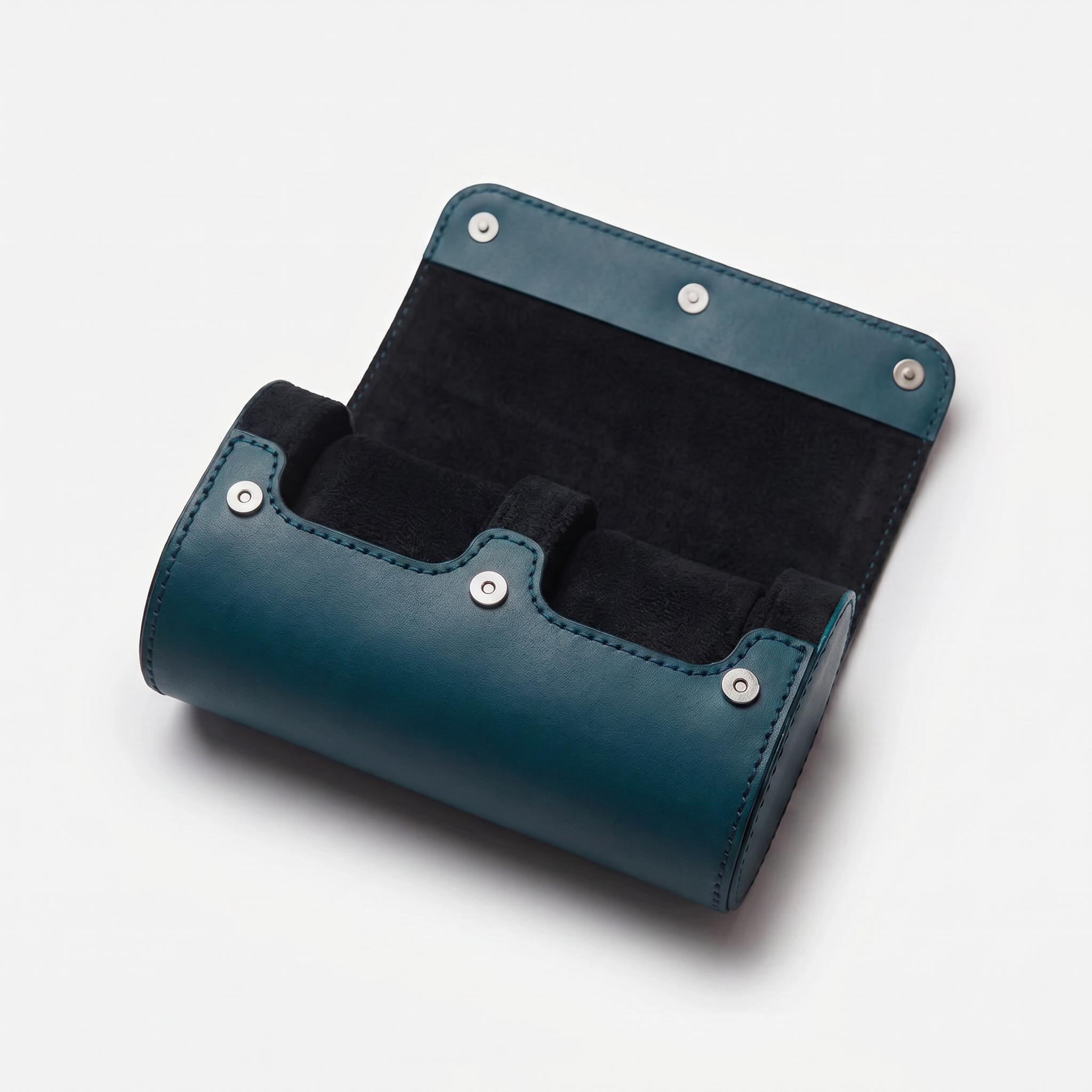 Premium Watch Case - Natural Leather - Fits 2 Watches