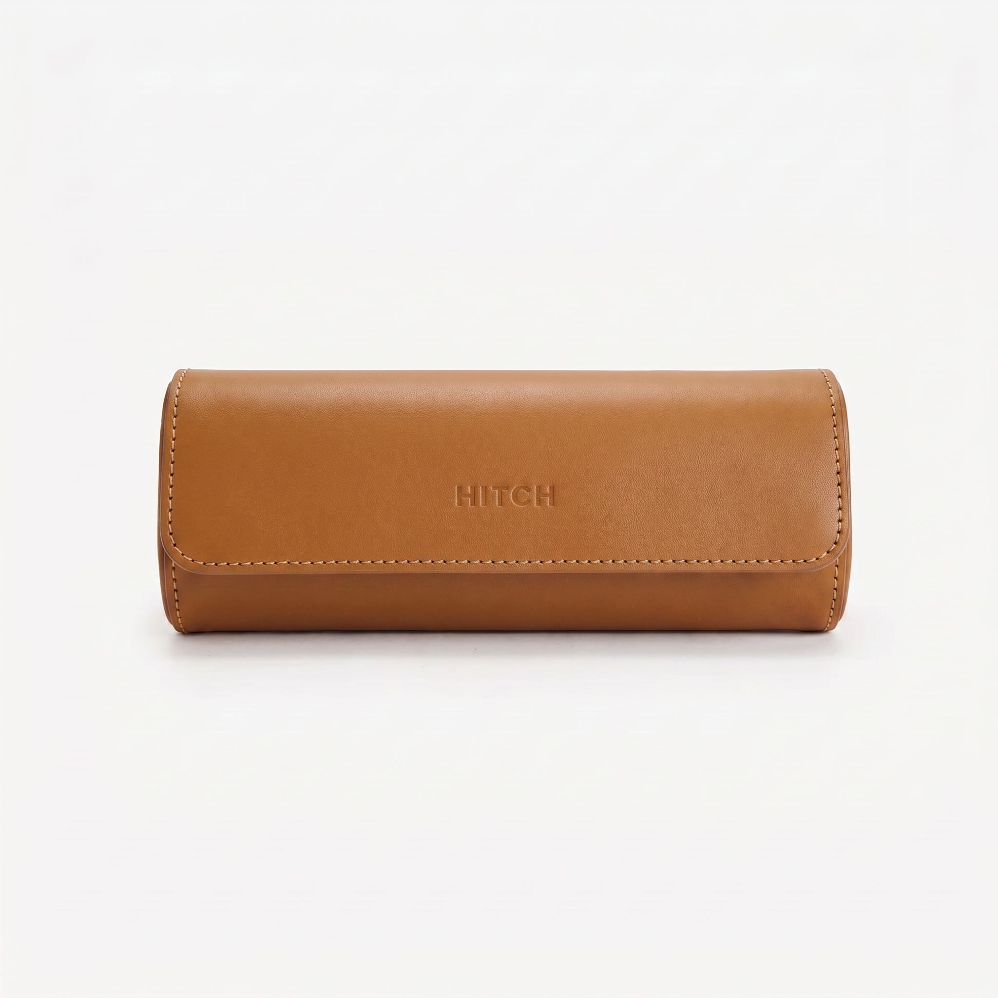 Premium Watch Case - Natural Leather - Fits 3 Watches