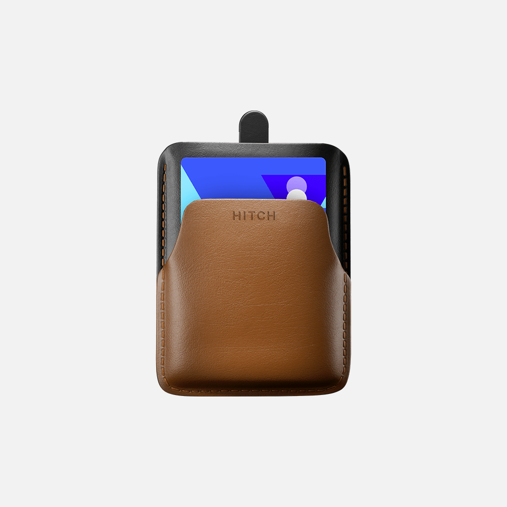 Pull-up card holder wallet
