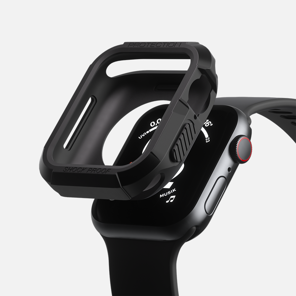 Sporty Case for Apple Watch - 42/44/45 - Black