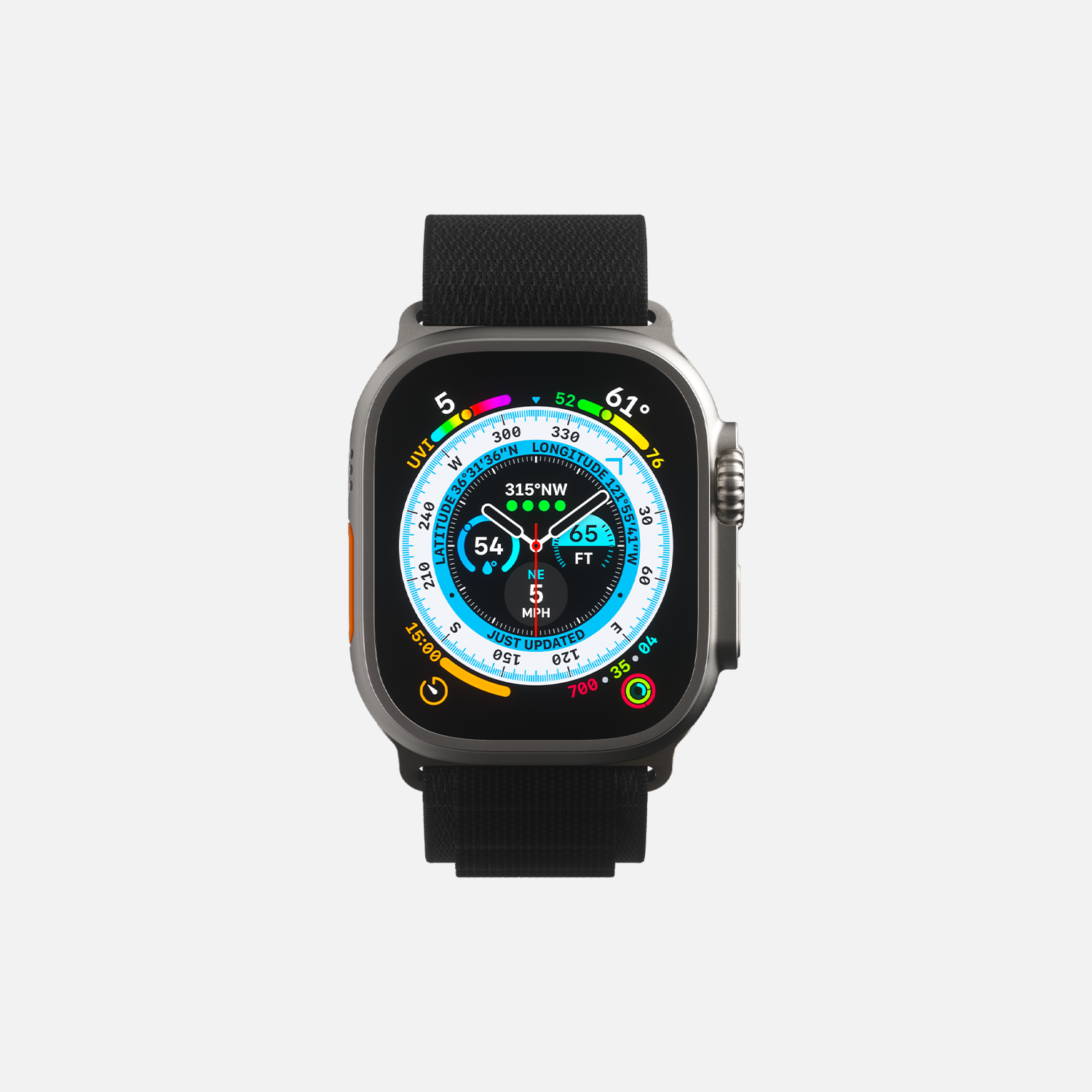 Alpine Loop - For Apple Watch 42/44/45/49 - Black