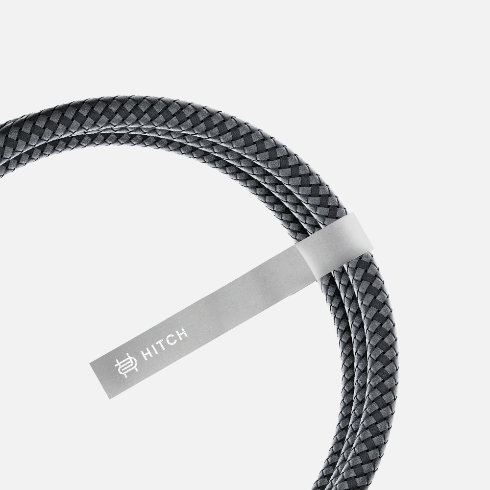 black braided cable