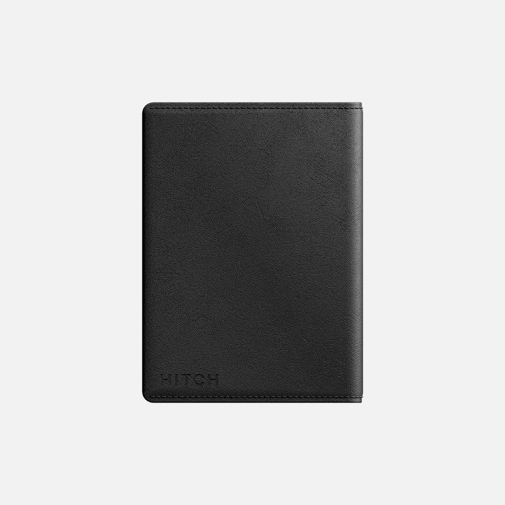 Leather Black Bifold Wallet Cardholder