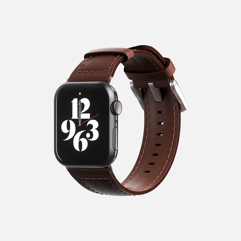 Apple Watch leather strap - Brown - 42/44/45/49mm