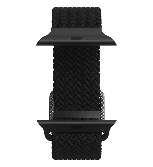 Flexible Braided Solo Loop - For Apple Watch - Black