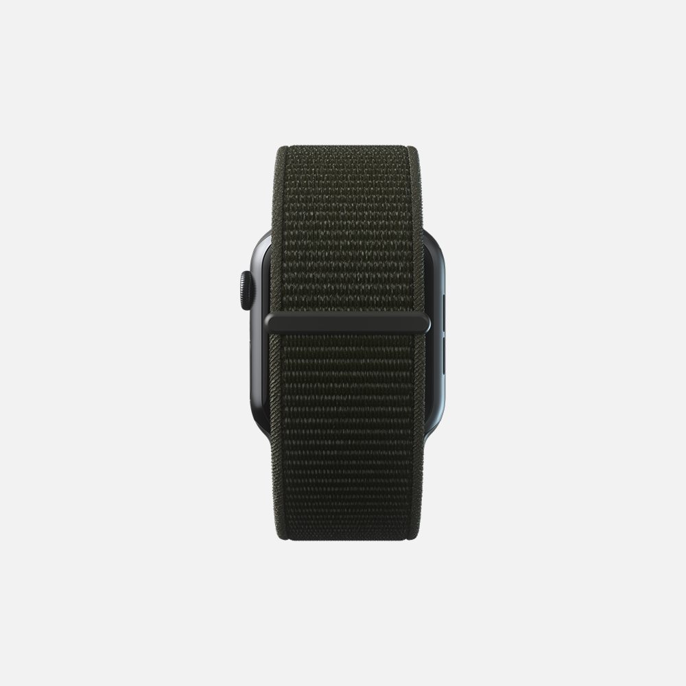 Apple watch dark hot sale olive sport loop